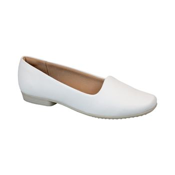 Sapatilha-Loafer-Branco-Lisa-|-Comfort-Tamanho--34---Cor--BRANCO-0